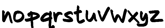 Blast Men Font LOWERCASE
