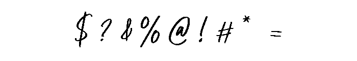 Blastery Signature Font OTHER CHARS