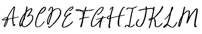 Blastery Signature Font UPPERCASE