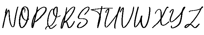 Blastery Signature Font UPPERCASE