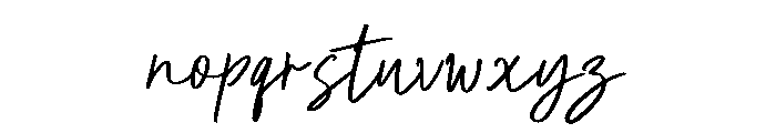 Blastery Signature Font LOWERCASE