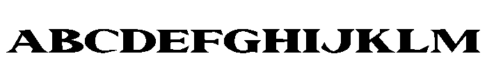 Blatz Font UPPERCASE