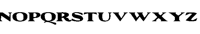 Blatz Font UPPERCASE