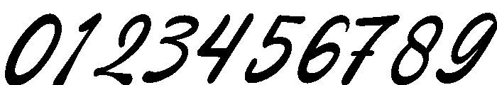 Blau Forte Italic Font OTHER CHARS
