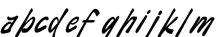 Blau Forte Italic FONT