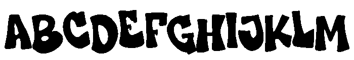Blaze Punch Font UPPERCASE