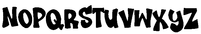 Blaze Punch Font UPPERCASE
