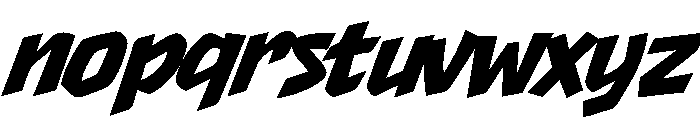 Blaze Vector Regular Font LOWERCASE