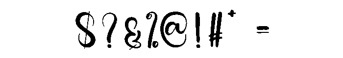 Blazing Sunshine Font OTHER CHARS