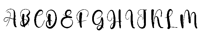 Blazing Sunshine Font UPPERCASE