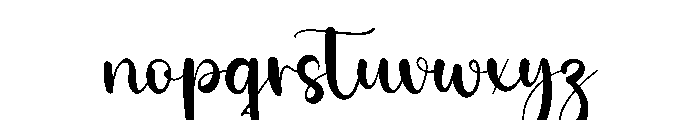 Blazing Sunshine Font LOWERCASE