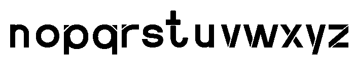 Blazionix Regular Font LOWERCASE