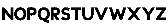 Blazoned Black Font UPPERCASE