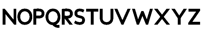 Blazoned Bold Font LOWERCASE
