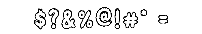 Blazora Font OTHER CHARS