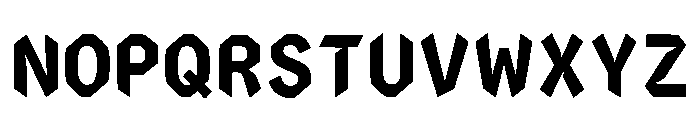 Bleak Regular Font LOWERCASE
