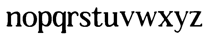 Blenda_Script Font LOWERCASE