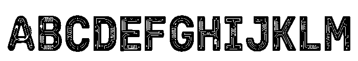 Blenny Regular Font UPPERCASE