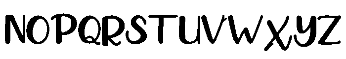 Blenny Font UPPERCASE