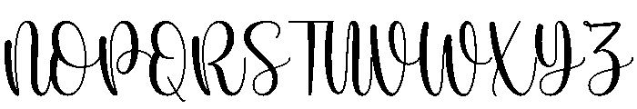 Blessed Christmas Script Font UPPERCASE