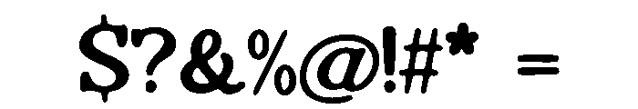 Blessed_Olive Font OTHER CHARS