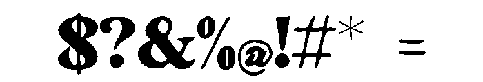 Blessed_Vibe Font OTHER CHARS