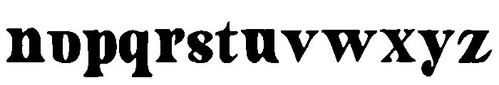 Blessed_Vibe Font LOWERCASE