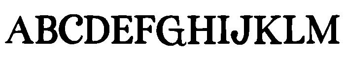 Blessfield Font UPPERCASE