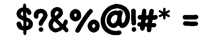 Blessflow Font OTHER CHARS