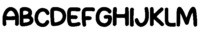 Blessflow Font UPPERCASE