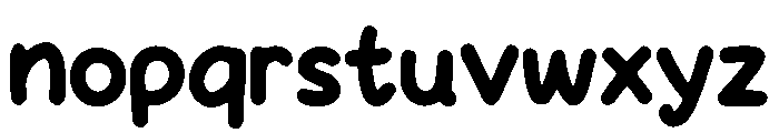 Blessflow Font LOWERCASE