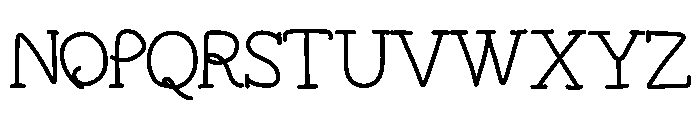 Blessora Font UPPERCASE
