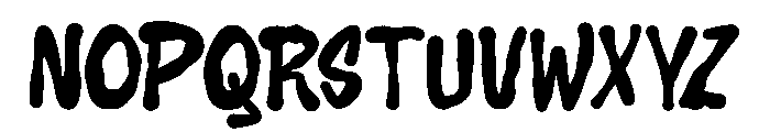 Bleuters Mocren Font LOWERCASE