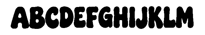 Blimzo Font UPPERCASE