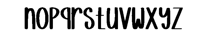 Blindly Beloved Regular Font LOWERCASE