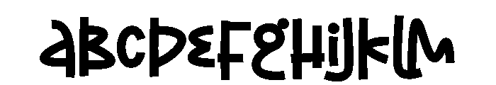 Blinds Redglick Font UPPERCASE