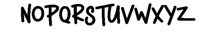 Blingstar Font UPPERCASE
