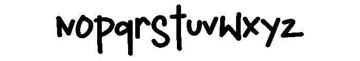 Blingstar Font LOWERCASE