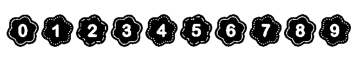 Blink Flower Regular Font OTHER CHARS