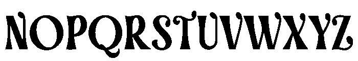 Blink Omega Font UPPERCASE