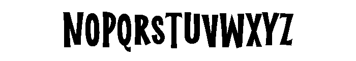 Blinky Christmas Font LOWERCASE