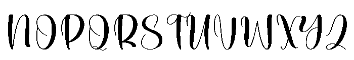 Blinky Font UPPERCASE