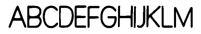 Bliss_Halo Font UPPERCASE