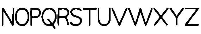 Bliss_Halo Font UPPERCASE