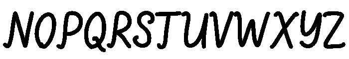 Blissara Font UPPERCASE