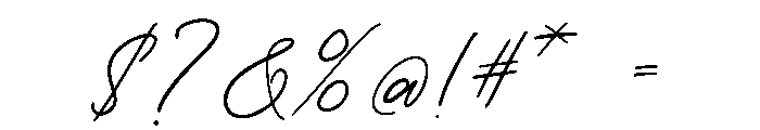 BlissaryKindora Font OTHER CHARS