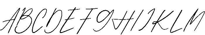 BlissaryKindora Font UPPERCASE