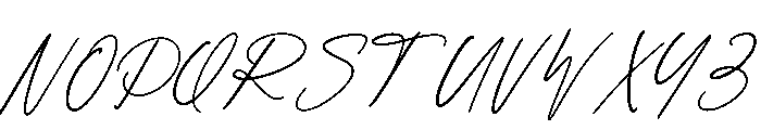 BlissaryKindora Font UPPERCASE