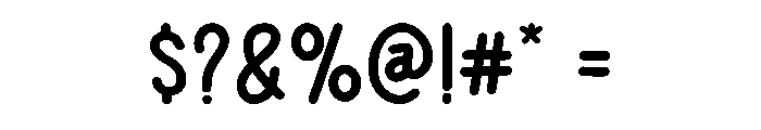 Blissful Feeling Font OTHER CHARS