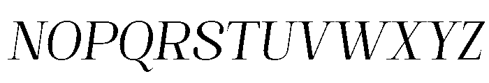 Blissful Sunshine Italic Font UPPERCASE